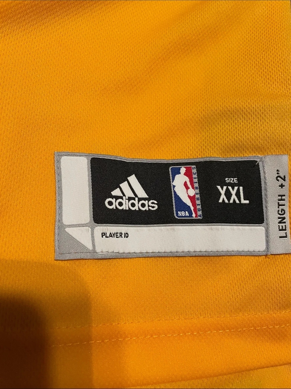 Adidas Los Angeles Lakers Gold #12 Basketball Jersey Howard size xxl patchwork